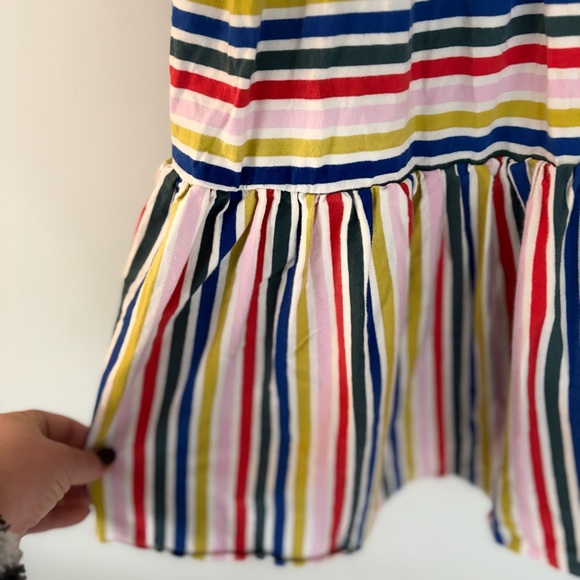 Hanna Andersson Rainbow 🌈 Striped Twirly Dress. Size 8 - Picture 4 of 5